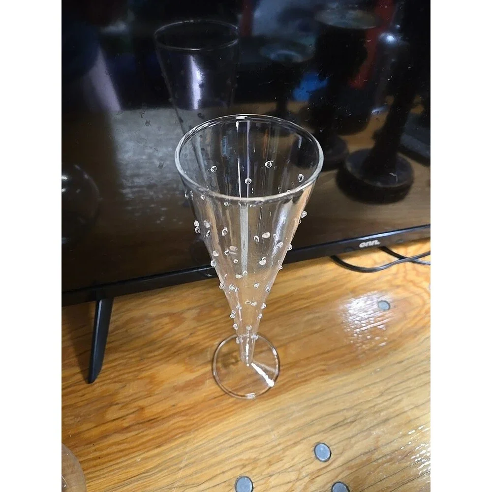 ABIGAILS LA BOEHME FLUTE GLASS - 9.75 Tall 3 Inches Wide